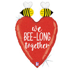 Glittering We Bee-long Together 25″ Balloon