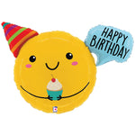Smiley Says Happy Birthday 32″ Balloon