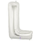 Letter L - Silver Megaloon 40" Foil