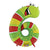 Number 6 - Caterpillar Zooloon 40″ Balloon