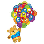 Birthday Balloon Bear 42″ Balloon