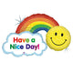 Have A Nice Day! Rainbow 45″ Balloon