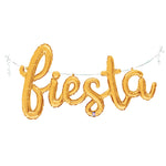 Fiesta Script - Gold (air-fill Only) 53″ Balloon