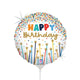 Birthday Star Candles Mini Shape (air-fill Only) 9″ Balloon