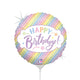 Pastel Birthday Mini Shape (air-fill Only) 9″ Balloon