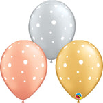 Big Little Dots Latex 11″ Latex Balloons by Qualatex from Instaballoons