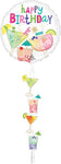 Birthday Cocktail Airwalker 69″ Foil Balloon by Anagram from Instaballoons