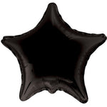 Black Star (requires heat-sealing) 4″ Foil Balloons by Convergram                   from Instaballoons
