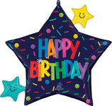 Bold Happy Birthday 29″ Foil Balloon by Anagram from Instaballoons