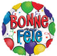 Bonne Fete French Birthday 17″ Balloon