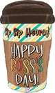 Boss's Day Coffee Cup 25″ Balloon