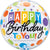Bubble Birthday Banner 22″ Foil Balloon by Takara from Instaballoons