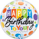 Bubble Birthday Banner 22″ Balloon