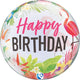 Bubble Birthday Tropical Party 22″ Balloon