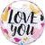 Bubble Love You Hearts Arrows 22″ Foil Balloon by Takara from Instaballoons