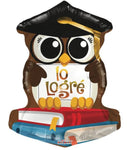 Image of  18 inch Foil ConverUSA Lo Logre Owl Balloon-Flat from Conver USA