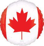 Canada Flag 18″ Foil Balloon by Anagram from Instaballoons