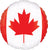 Canada Flag 18″ Foil Balloon by Anagram from Instaballoons