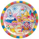 Candyland Paper Plates 9″ (8 count)