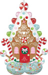 Christmas Gingerbread House AirLoonz 51″ Foil Balloon by Anagram from Instaballoons