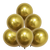 Chrome Gold 12″ Latex Balloons by GloMex from Instaballoons