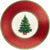 Classic Christmas Tree Metallic Plates 7″ by Amscan from Instaballoons