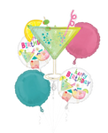 Cocktail Surprise Birthday Foil Balloon by Anagram from Instaballoons