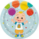 Cocomelon Paper Plates 9″ (8 count)