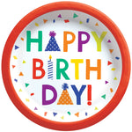 Confetti Time Birthday Paper Plates 7″ by Amscan from Instaballoons