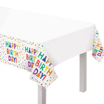 Confetti Time Birthday Plastic Table Cover by Amscan from Instaballoons