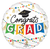Congrats Grad Party 17″ Foil Balloon by Anagram from Instaballoons