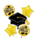 Congrats Grad Yellow Foil Balloon by Anagram from Instaballoons