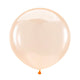 Crystal Clearz Orange 24″ Latex Balloons (4 count)