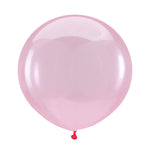 Crystal Clearz Pink 24″ Latex Balloons by Anagram from Instaballoons