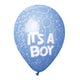 All-round Festive It's A Boy 12″ Latex Balloons (50 count)