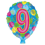 #9 Foil-tex Shape 17″ Balloon