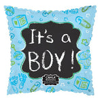 Baby Blue Chalkboard 17″ Balloon