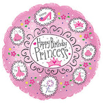 Birthday Princess Pink 17″ Balloon