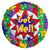 Get Well Colorful Burst 17″ Balloon
