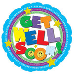 Get Well Colorful Type 17″ Balloon