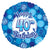 Happy 40 Birthday Blue Dazzleloon 17″ Balloon