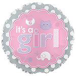 Its A Girl Baby Icons 17″ Balloon