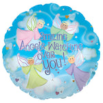 Smiling Angels Watching Over You! 17″ Balloon