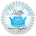 Welcome Little Prince 17″ Balloon