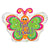 Get Well Bright Butterfly 22″ Balloon