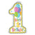 Pastel 1st Birthday 31″ Balloon