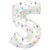 Multi-colored Sparkle Number 5 (Five) 38″ Balloon