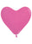 Deluxe Fuchsia Heart 11″ Latex Balloons by Sempertex from Instaballoons