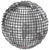 Disco Ball Silver 18″ Foil Balloon by Convergram from Instaballoons