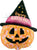 Disco Halloween Jack-O-Lantern 33″ Foil Balloon by Betallic from Instaballoons